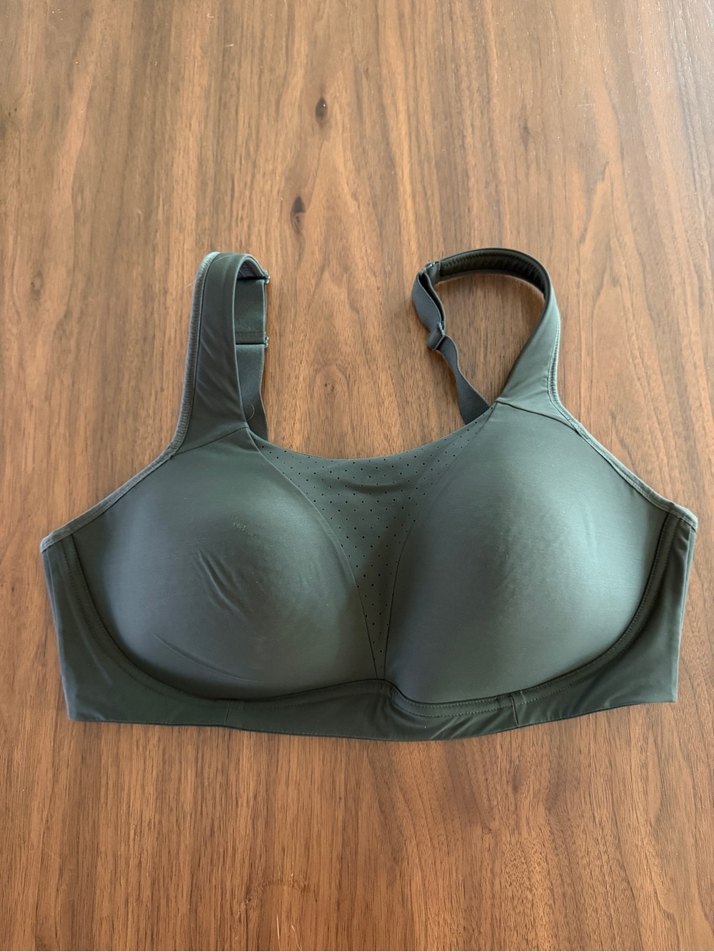 Lululemon Like New High Support Sports Bra 42DD Dark Olive Green